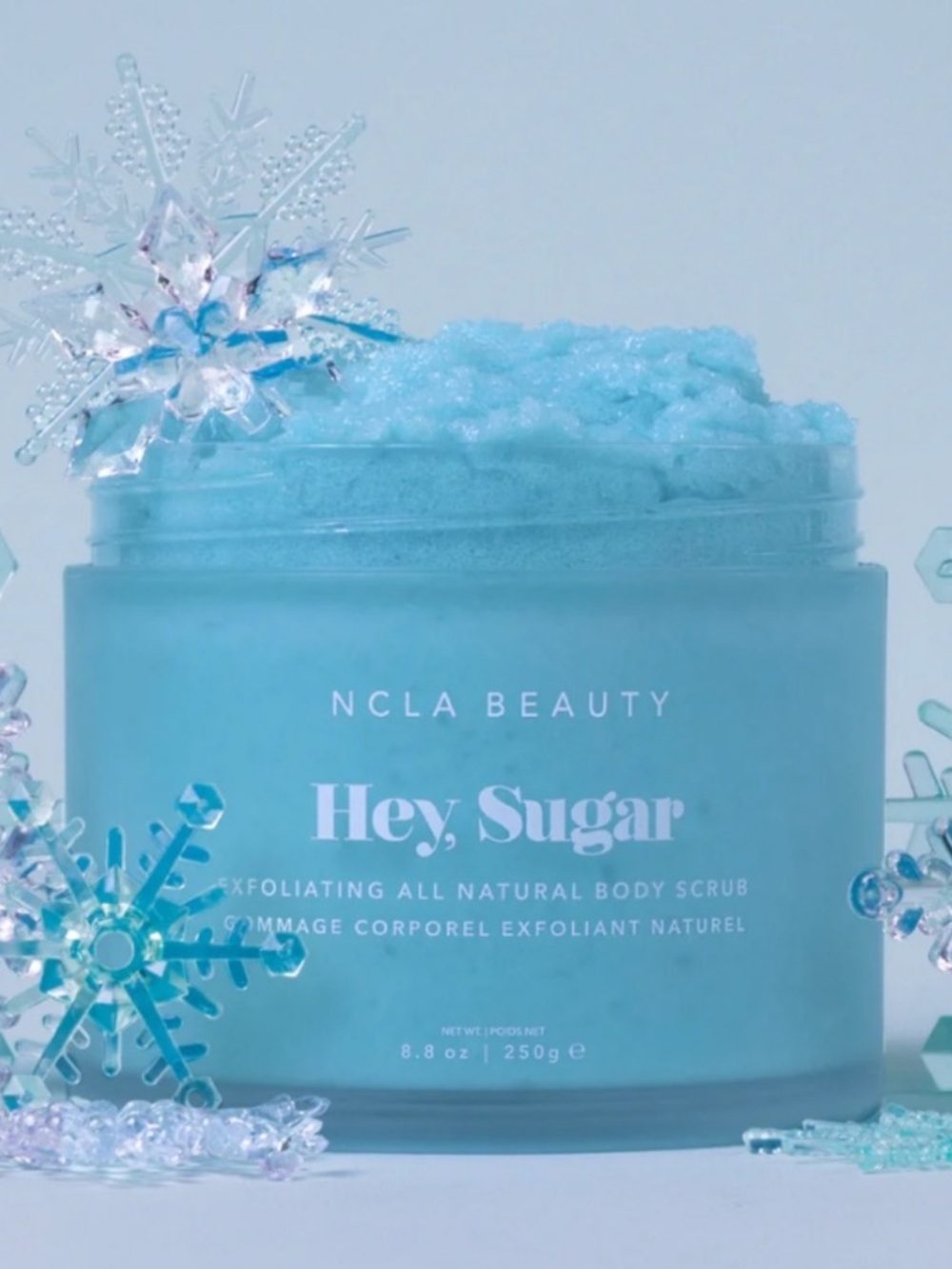 NCLA BEAUTY Hey, Sugar Snow Day Body Scrub 8.8oz BRAND NEW/SEALED